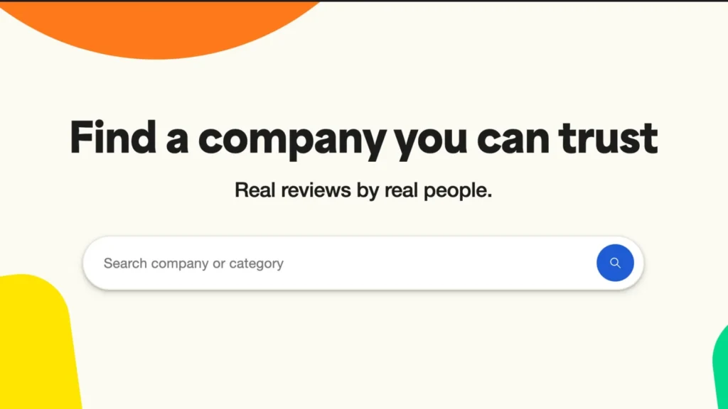 Imagen de web de trustpilot, lugar dónde pueden dejar reseñas tus clientes